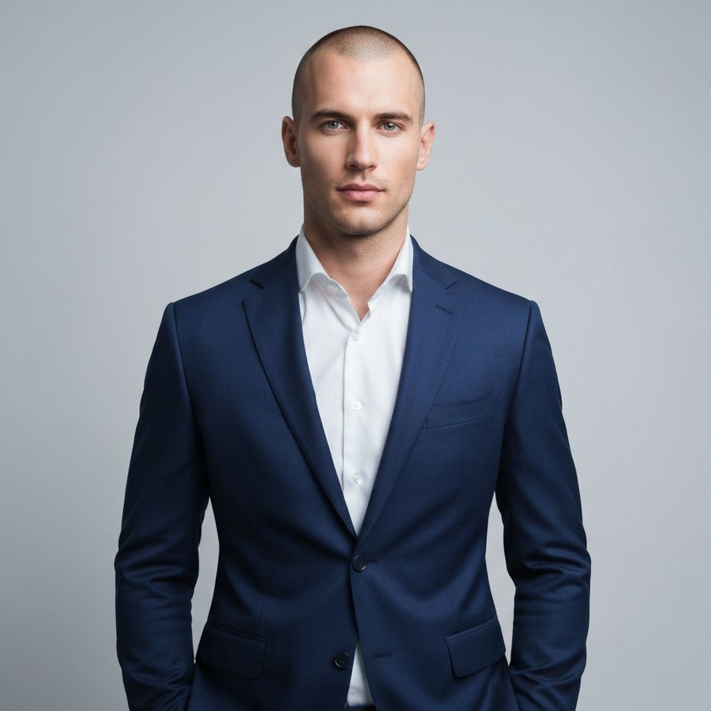 Elegancki mężczyzna w garniturze